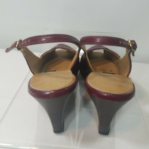 HUSH PUPPIES WOMEN'S SZ 8.5 ANKLE STRAP OPEN TOES - Picture 5 of 6